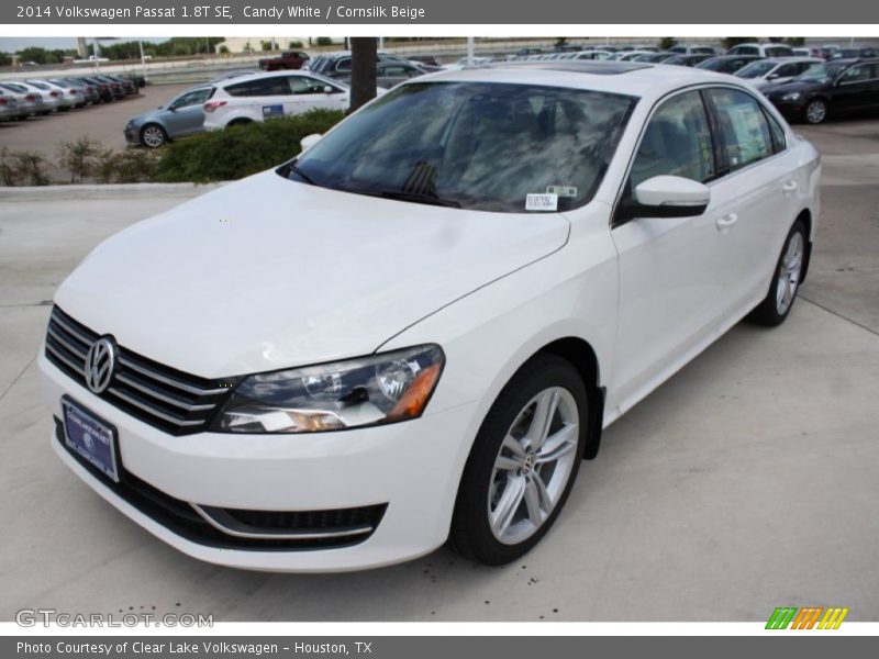 Candy White / Cornsilk Beige 2014 Volkswagen Passat 1.8T SE