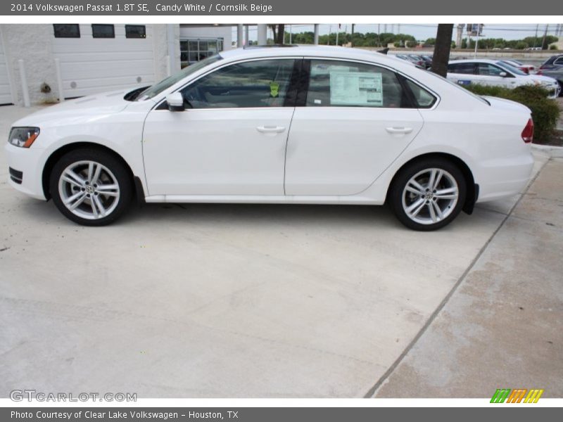 Candy White / Cornsilk Beige 2014 Volkswagen Passat 1.8T SE