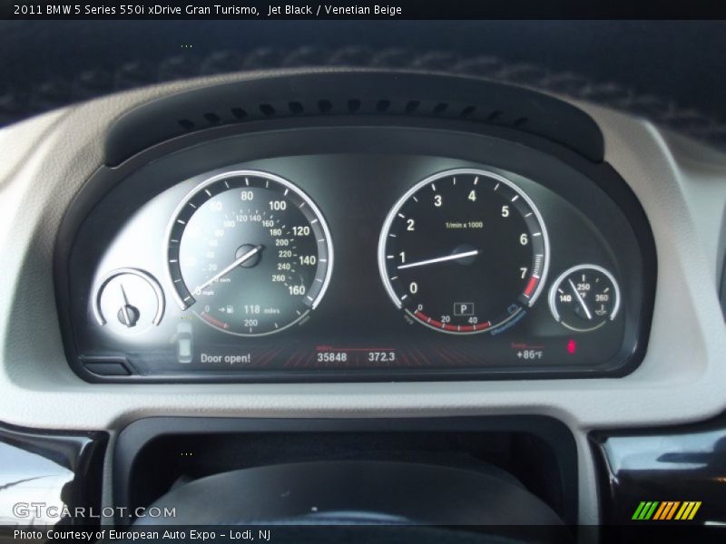  2011 5 Series 550i xDrive Gran Turismo 550i xDrive Gran Turismo Gauges