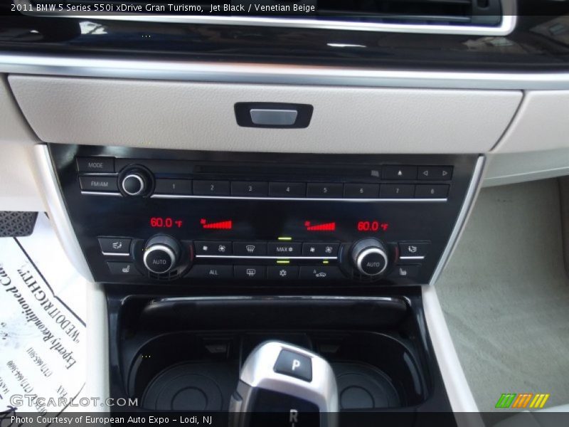 Jet Black / Venetian Beige 2011 BMW 5 Series 550i xDrive Gran Turismo