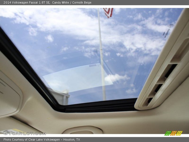 Candy White / Cornsilk Beige 2014 Volkswagen Passat 1.8T SE