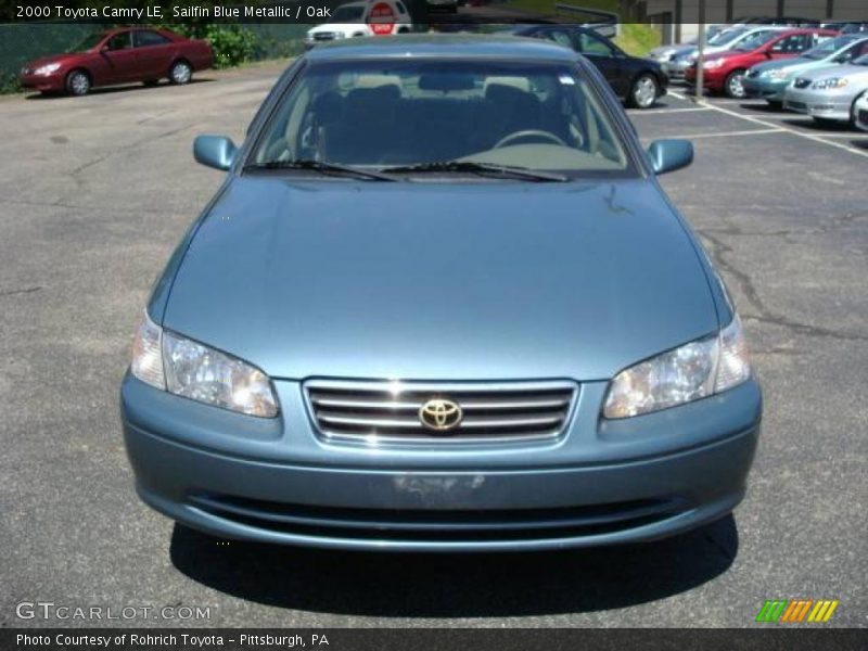 Sailfin Blue Metallic / Oak 2000 Toyota Camry LE