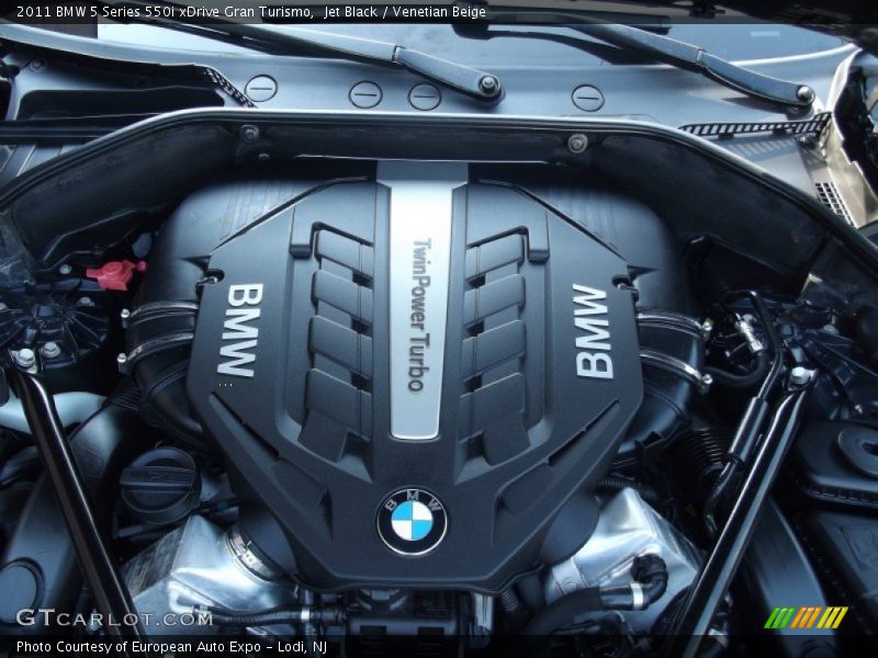 Jet Black / Venetian Beige 2011 BMW 5 Series 550i xDrive Gran Turismo