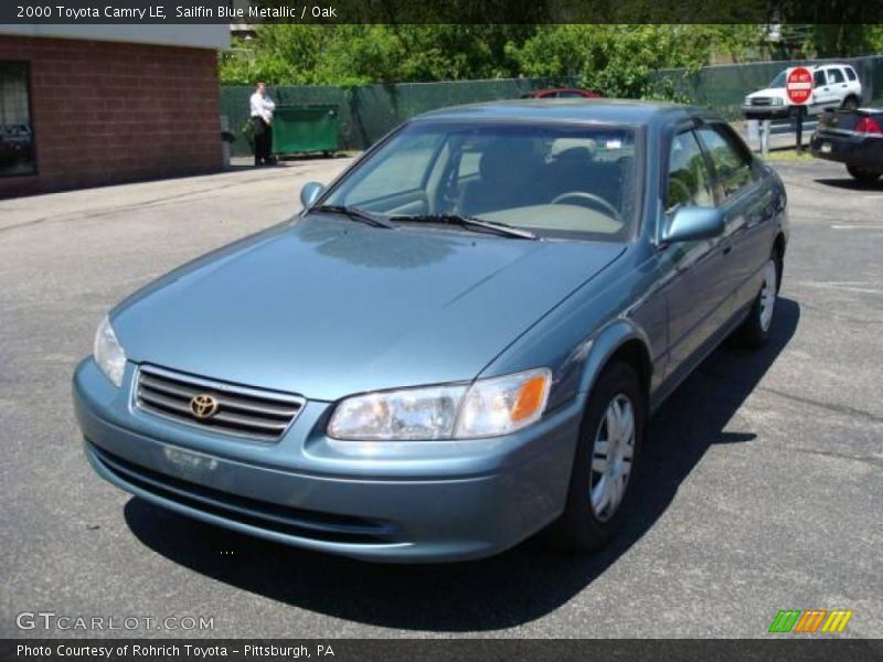 Sailfin Blue Metallic / Oak 2000 Toyota Camry LE