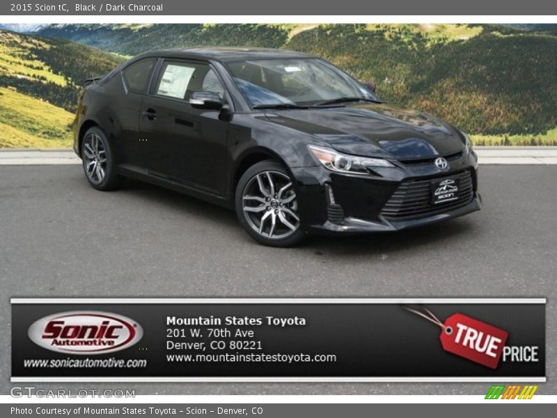 Black / Dark Charcoal 2015 Scion tC