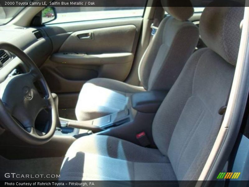 Sailfin Blue Metallic / Oak 2000 Toyota Camry LE