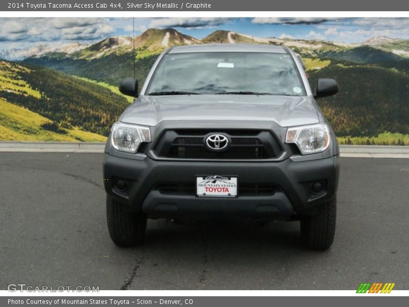 Silver Sky Metallic / Graphite 2014 Toyota Tacoma Access Cab 4x4