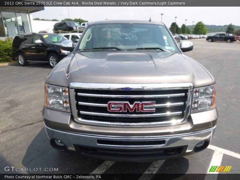 Mocha Steel Metallic / Very Dark Cashmere/Light Cashmere 2012 GMC Sierra 1500 SLE Crew Cab 4x4