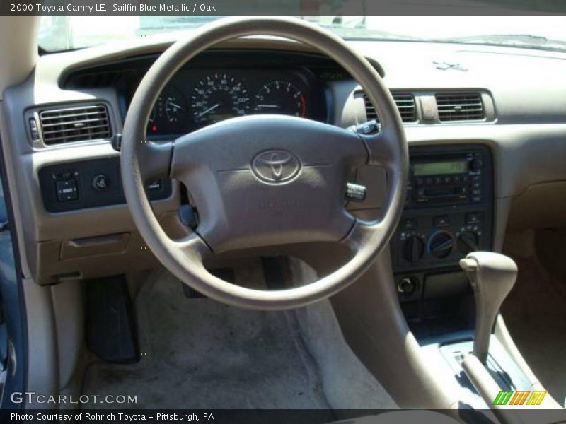 Sailfin Blue Metallic / Oak 2000 Toyota Camry LE