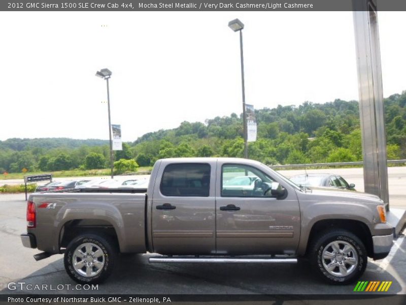 Mocha Steel Metallic / Very Dark Cashmere/Light Cashmere 2012 GMC Sierra 1500 SLE Crew Cab 4x4