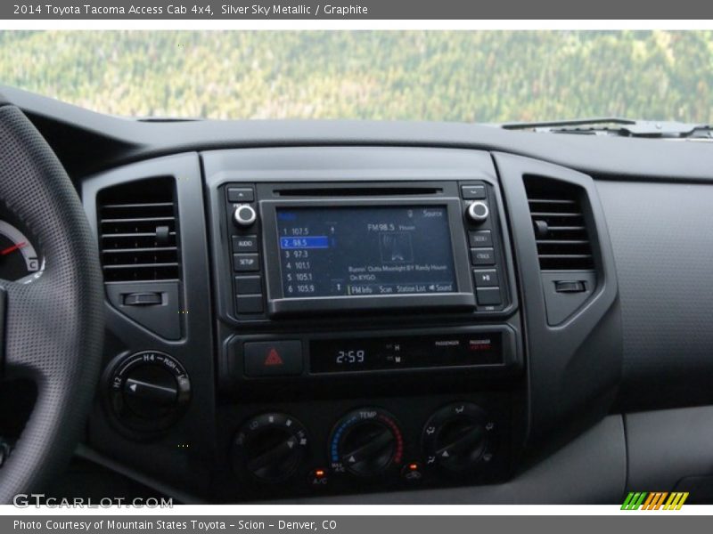 Silver Sky Metallic / Graphite 2014 Toyota Tacoma Access Cab 4x4