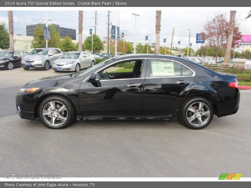 Crystal Black Pearl / Ebony 2014 Acura TSX Special Edition Sedan