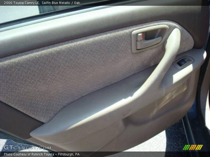 Sailfin Blue Metallic / Oak 2000 Toyota Camry LE