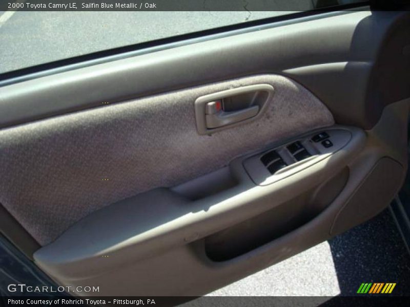 Sailfin Blue Metallic / Oak 2000 Toyota Camry LE