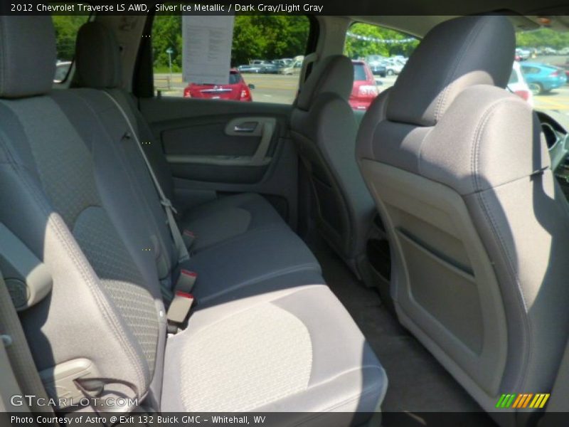 Silver Ice Metallic / Dark Gray/Light Gray 2012 Chevrolet Traverse LS AWD