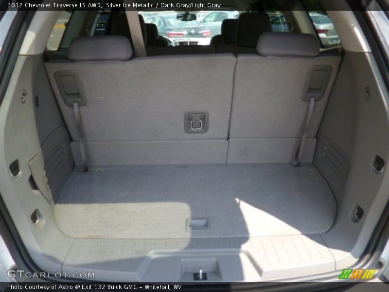Silver Ice Metallic / Dark Gray/Light Gray 2012 Chevrolet Traverse LS AWD