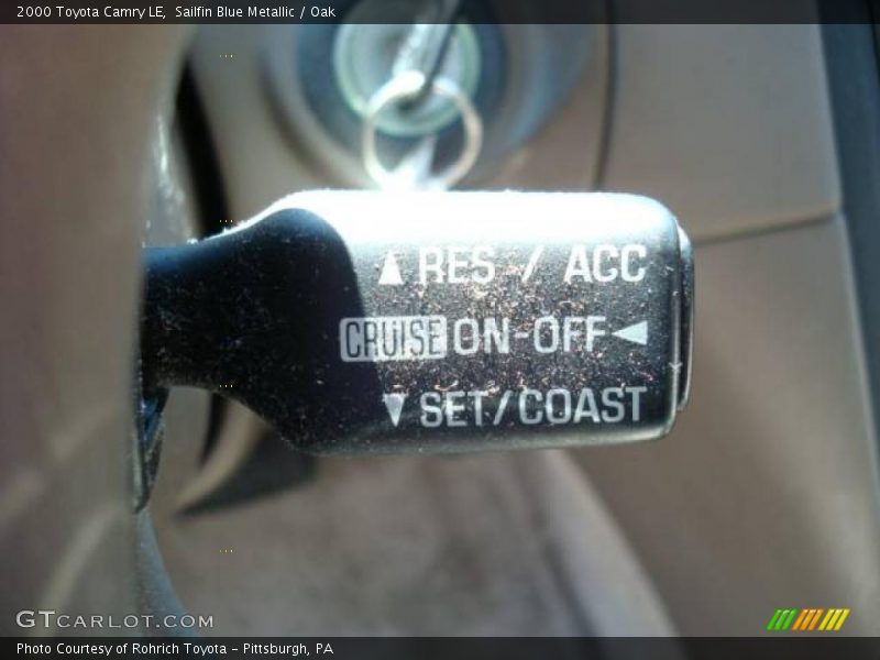 Sailfin Blue Metallic / Oak 2000 Toyota Camry LE