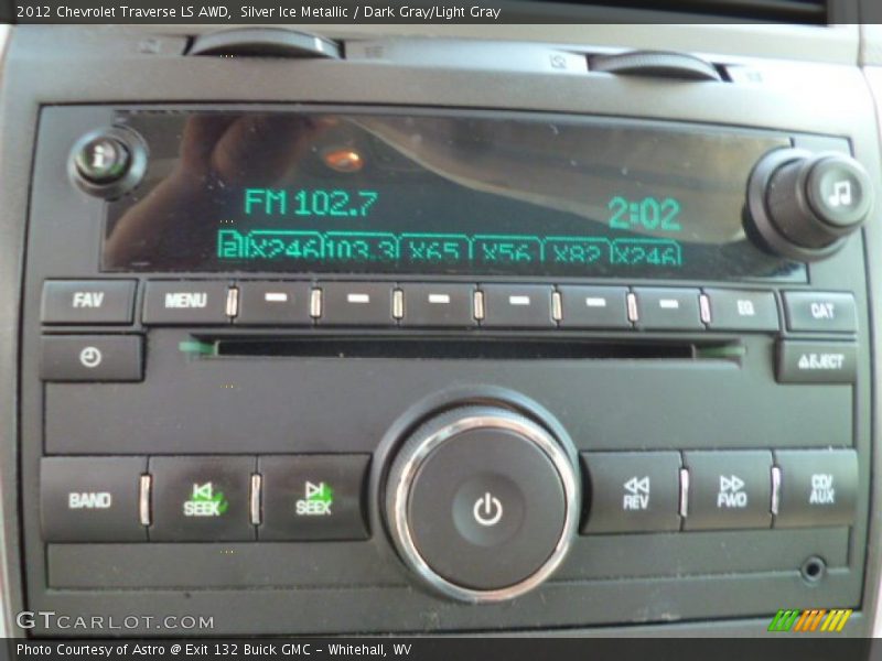 Silver Ice Metallic / Dark Gray/Light Gray 2012 Chevrolet Traverse LS AWD
