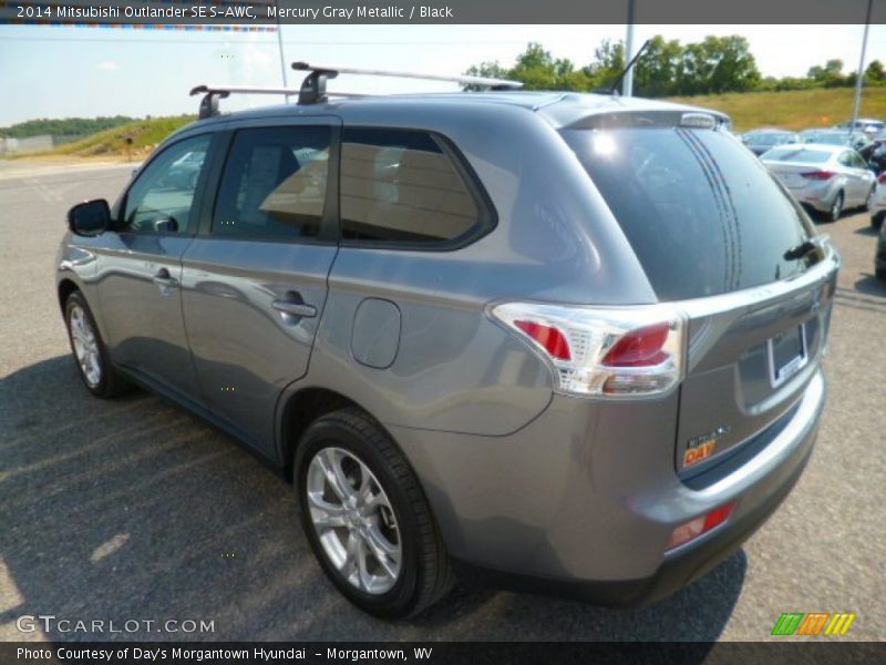Mercury Gray Metallic / Black 2014 Mitsubishi Outlander SE S-AWC