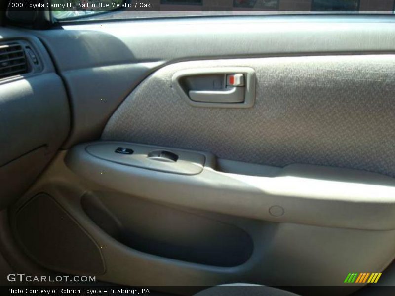 Sailfin Blue Metallic / Oak 2000 Toyota Camry LE
