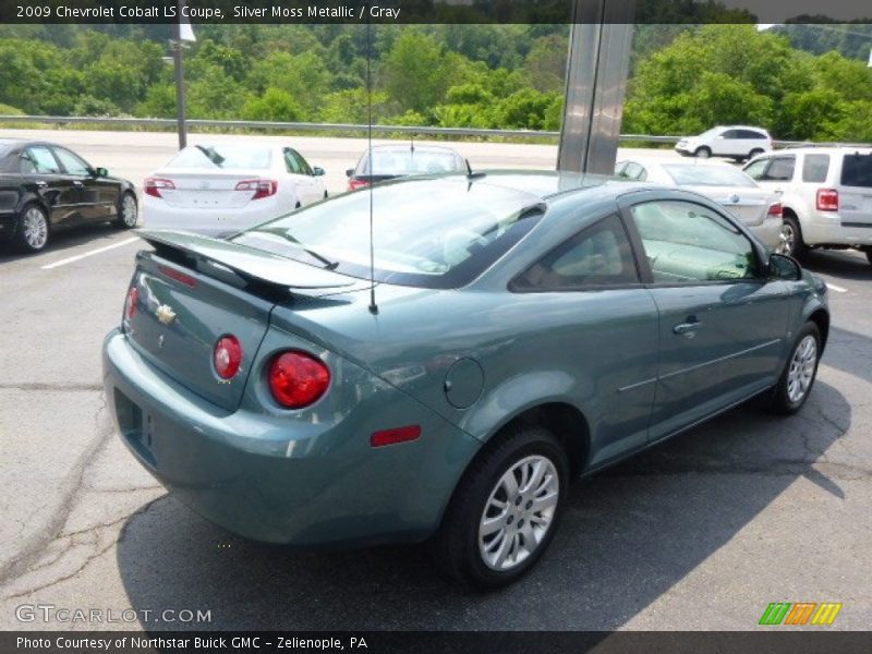 Silver Moss Metallic / Gray 2009 Chevrolet Cobalt LS Coupe