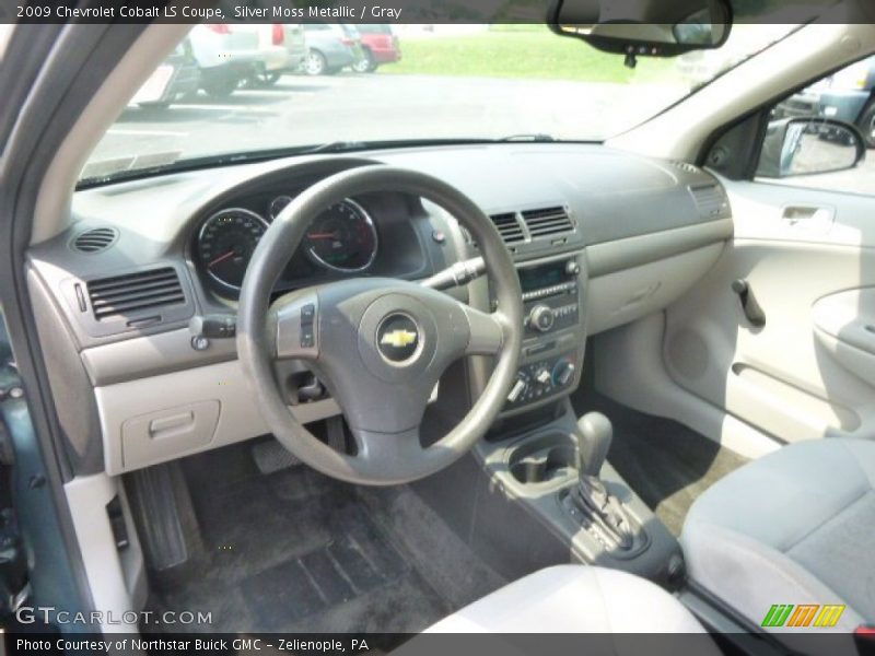 Silver Moss Metallic / Gray 2009 Chevrolet Cobalt LS Coupe