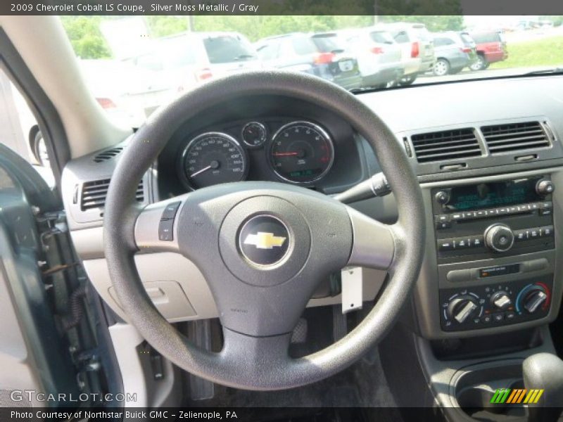 Silver Moss Metallic / Gray 2009 Chevrolet Cobalt LS Coupe
