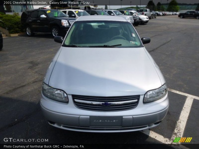 Galaxy Silver Metallic / Gray 2001 Chevrolet Malibu Sedan