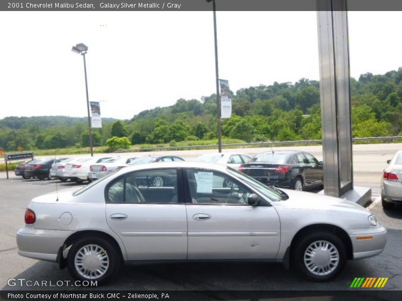 Galaxy Silver Metallic / Gray 2001 Chevrolet Malibu Sedan