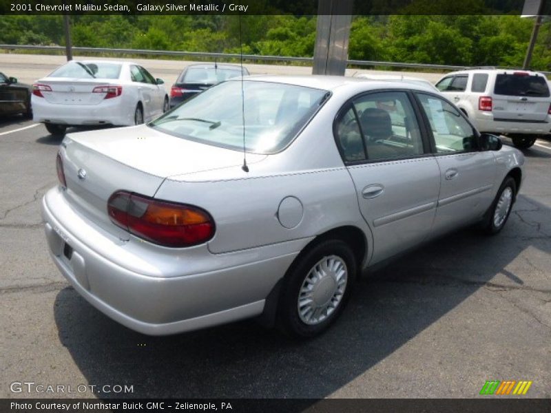 Galaxy Silver Metallic / Gray 2001 Chevrolet Malibu Sedan