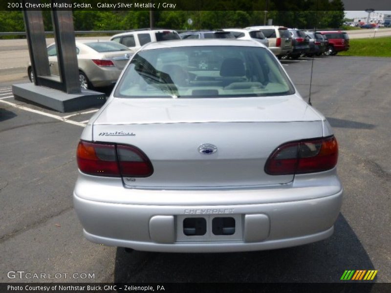 Galaxy Silver Metallic / Gray 2001 Chevrolet Malibu Sedan