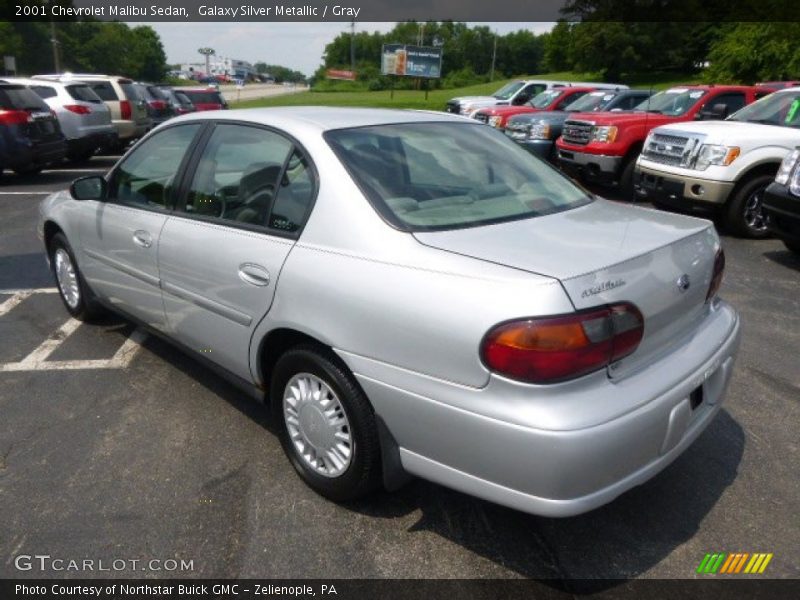 Galaxy Silver Metallic / Gray 2001 Chevrolet Malibu Sedan