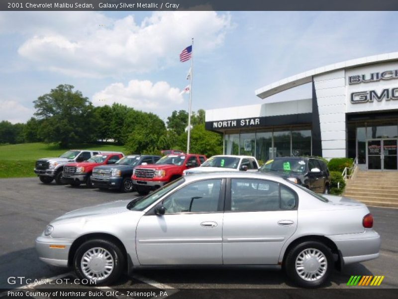 Galaxy Silver Metallic / Gray 2001 Chevrolet Malibu Sedan