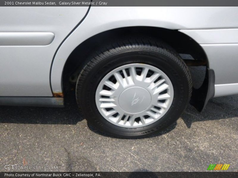 Galaxy Silver Metallic / Gray 2001 Chevrolet Malibu Sedan