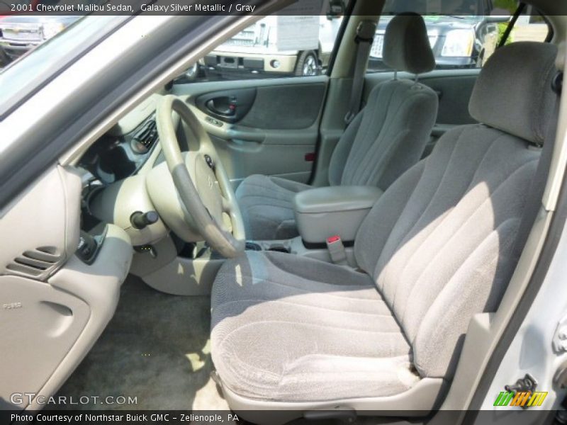 Galaxy Silver Metallic / Gray 2001 Chevrolet Malibu Sedan