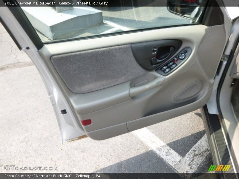 Galaxy Silver Metallic / Gray 2001 Chevrolet Malibu Sedan