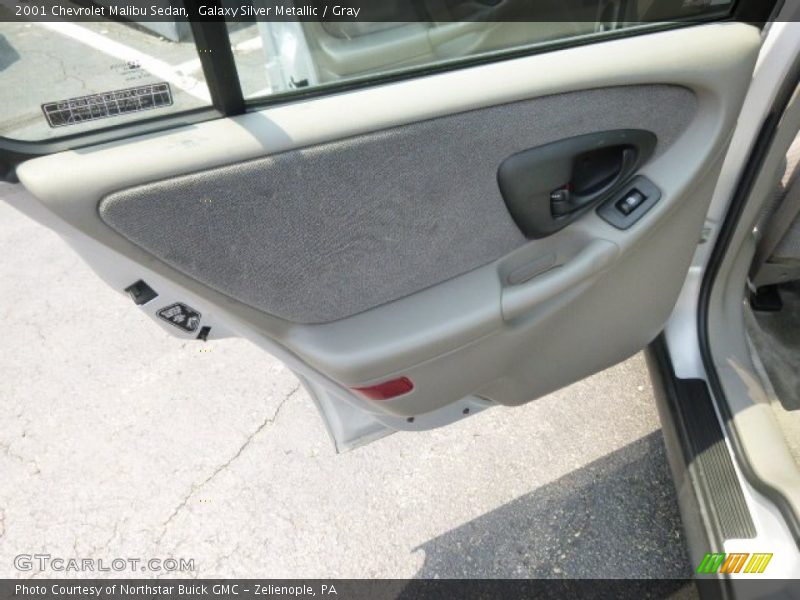 Galaxy Silver Metallic / Gray 2001 Chevrolet Malibu Sedan