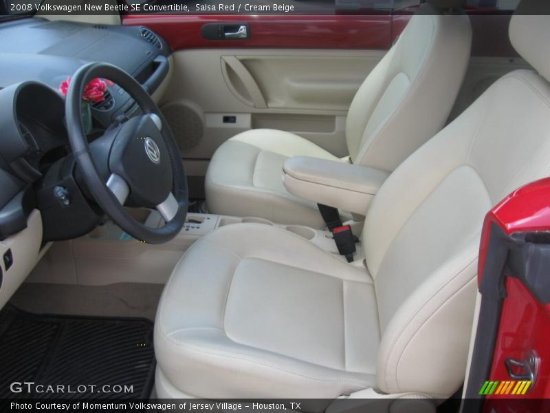 Salsa Red / Cream Beige 2008 Volkswagen New Beetle SE Convertible