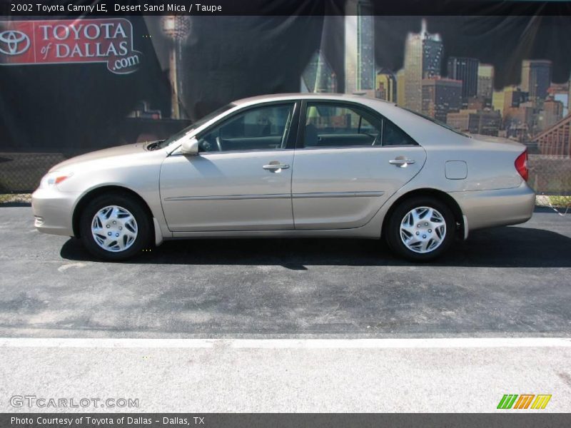 Desert Sand Mica / Taupe 2002 Toyota Camry LE
