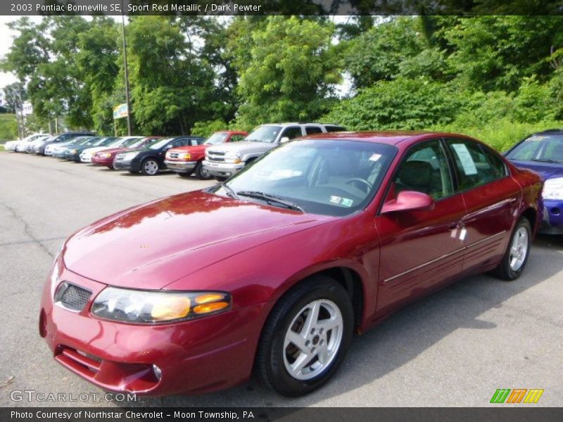 Front 3/4 View of 2003 Bonneville SE