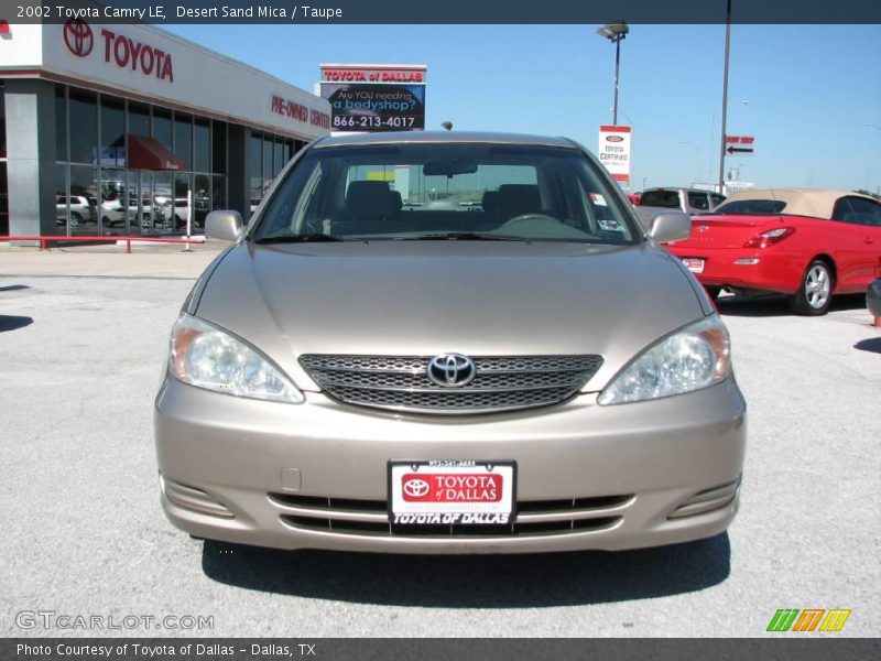 Desert Sand Mica / Taupe 2002 Toyota Camry LE