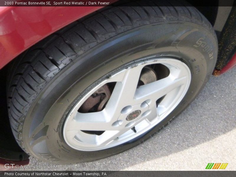 Sport Red Metallic / Dark Pewter 2003 Pontiac Bonneville SE