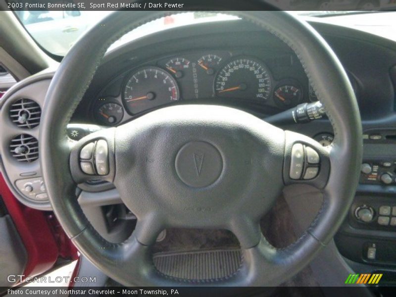 Sport Red Metallic / Dark Pewter 2003 Pontiac Bonneville SE