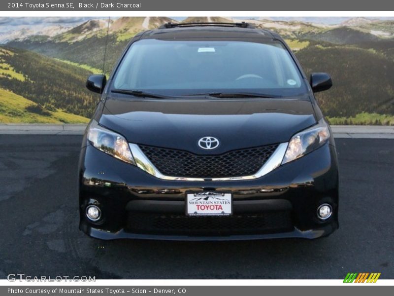 Black / Dark Charcoal 2014 Toyota Sienna SE
