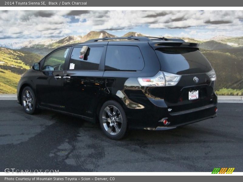 Black / Dark Charcoal 2014 Toyota Sienna SE