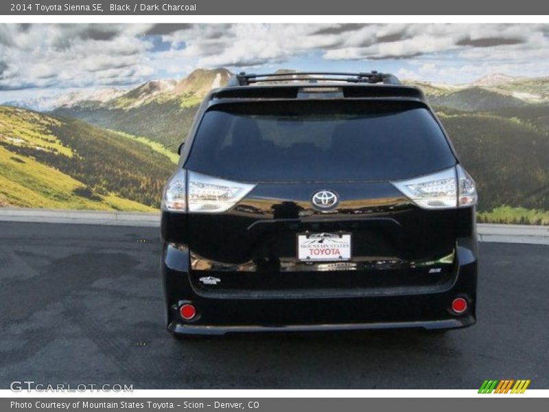 Black / Dark Charcoal 2014 Toyota Sienna SE