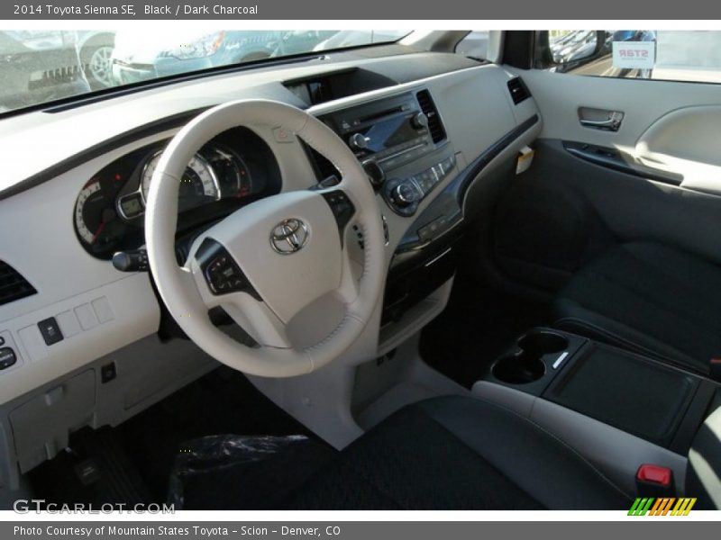 Black / Dark Charcoal 2014 Toyota Sienna SE