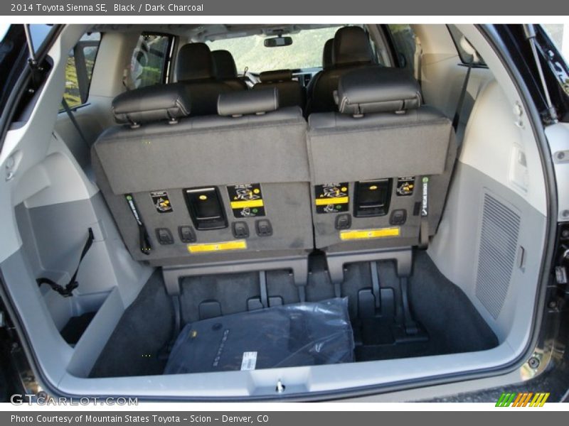 Black / Dark Charcoal 2014 Toyota Sienna SE