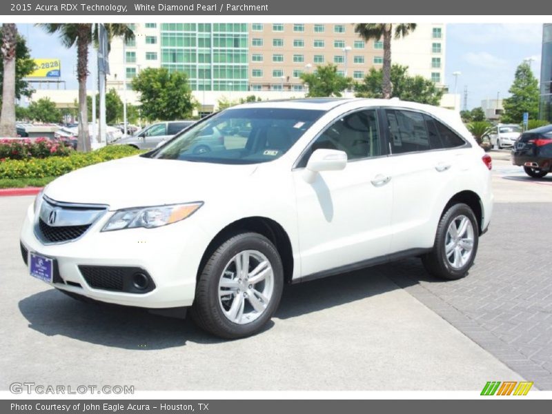 White Diamond Pearl / Parchment 2015 Acura RDX Technology