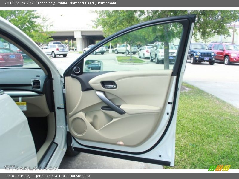 White Diamond Pearl / Parchment 2015 Acura RDX Technology